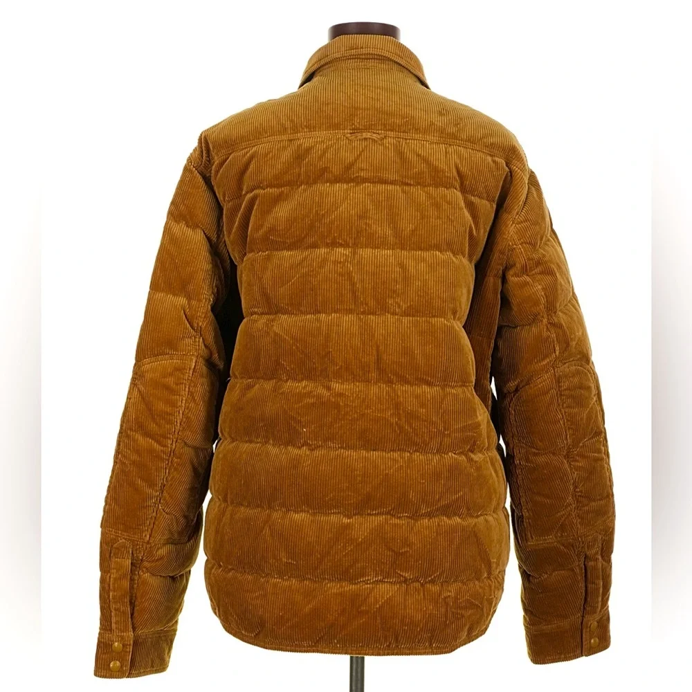 Polo By Ralph Lauren Quilt Corduroy Down Jacket XL Tall Honey